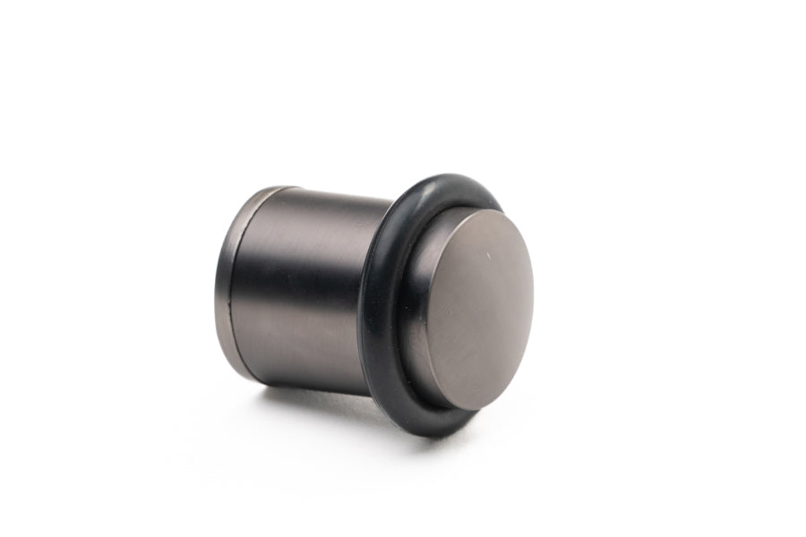 Heavy Duty Floor Mounted Door Stop – Smooth Graphite