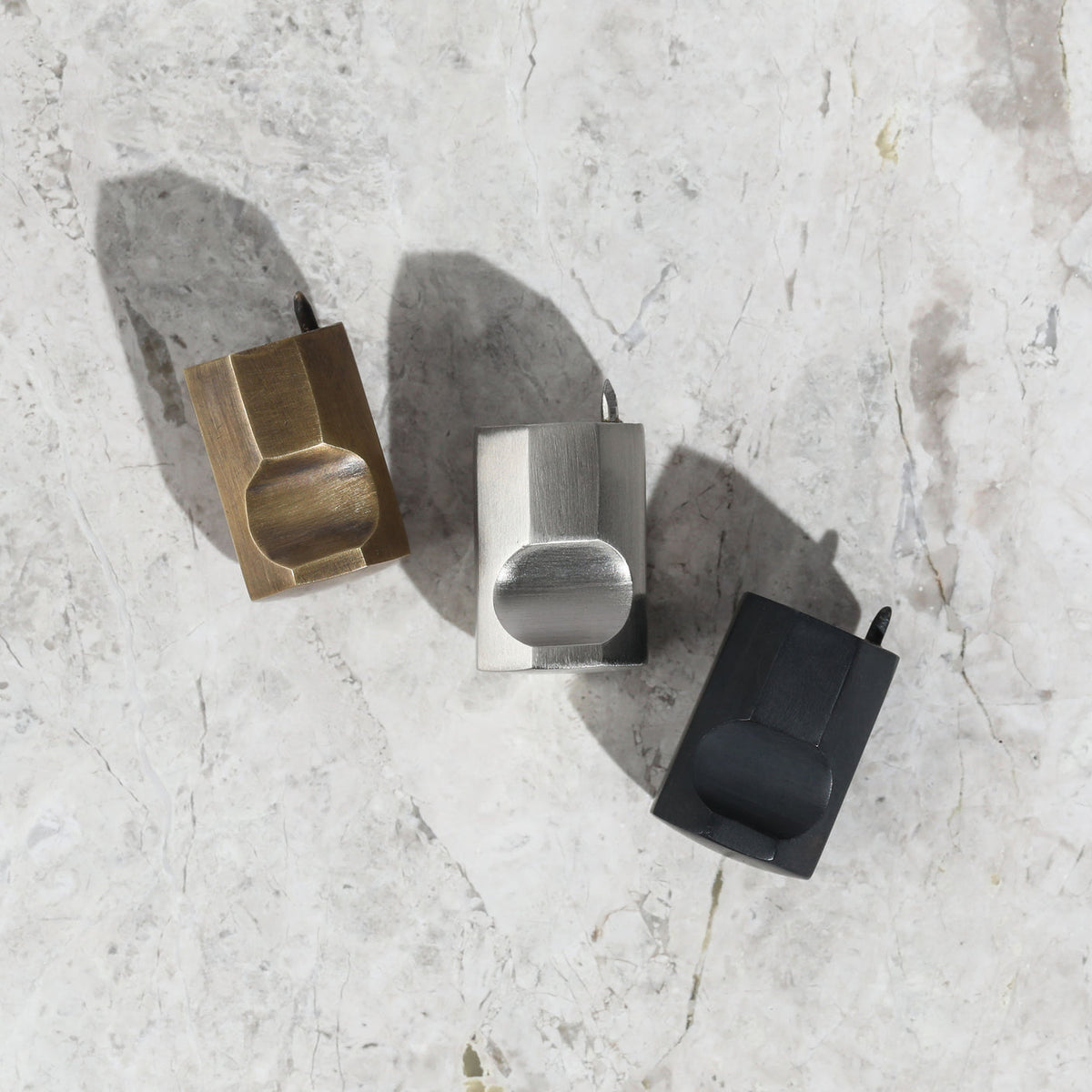Henley Knob in satin nickel, detail