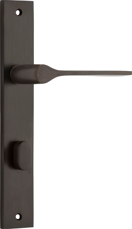 Como Lever - Rectangular Backplate - Ella Grace - Iver - Signature Brass - Door Levers