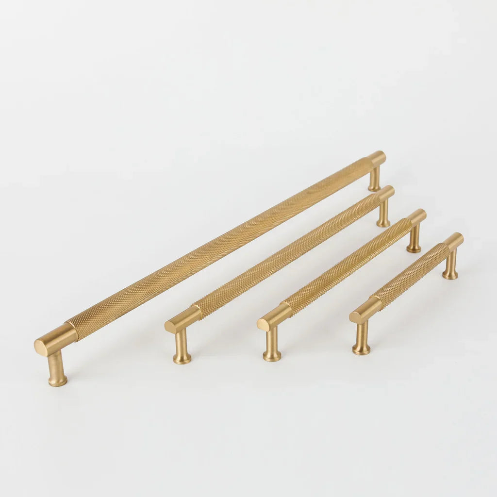 New Yorker Handle in burnished brass by Hepburn Hardware