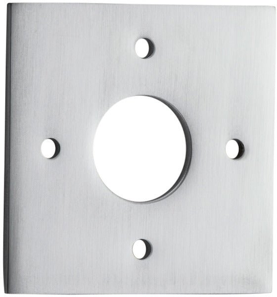 Adaptor Plate (Pair) - Round & Square Rose - Ella Grace - Iver - Brushed Chrome - Adaptor Plates