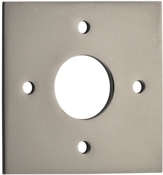 Adaptor Plate (Pair) - Round & Square Rose - Ella Grace - Iver - Satin Nickel - Adaptor Plates