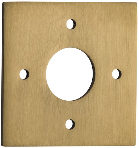 Adaptor Plate (Pair) - Round & Square Rose - Ella Grace - Iver - Brushed Brass - Adaptor Plates