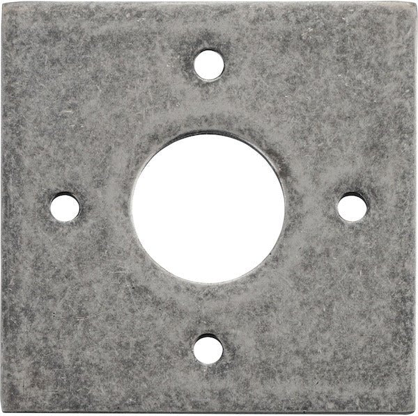 Adaptor Plate (Pair) - Round & Square Rose - Ella Grace - Iver - Distressed Nickel - Adaptor Plates