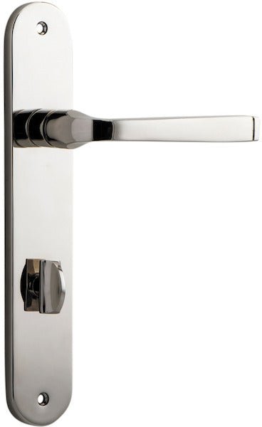 Annecy Lever - Oval Backplate - Ella Grace - Iver - Polished Nickel - Door Levers