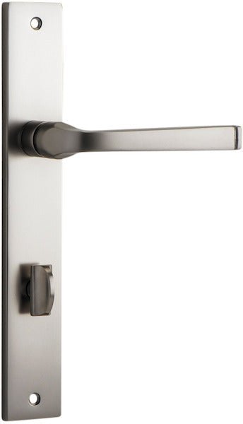 Annecy Lever - Rectangular Backplate - Ella Grace - Iver - Satin Nickel - Door Levers