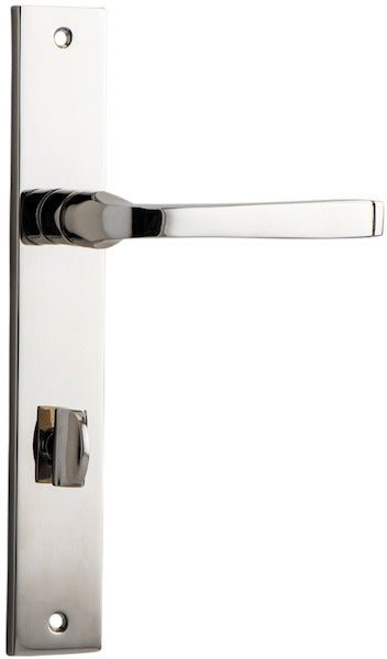 Annecy Lever - Rectangular Backplate - Ella Grace - Iver - Polished Nickel - Door Levers