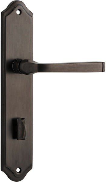 Annecy Lever - Shouldered Backplate - Ella Grace - Iver - Signature Brass - Door Levers