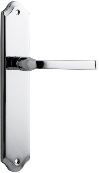 Annecy Lever - Shouldered Backplate - Ella Grace - Iver - Polished Chrome - Door Levers