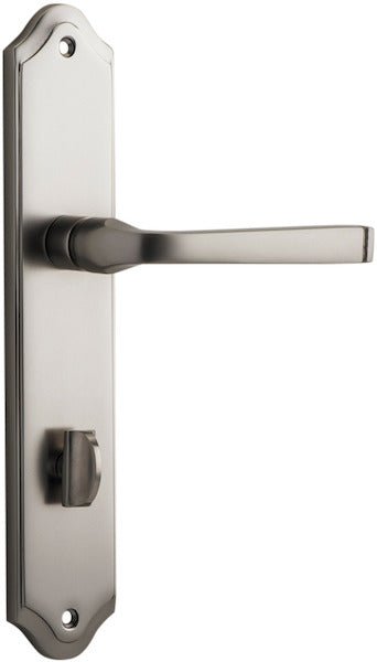 Annecy Lever - Shouldered Backplate - Ella Grace - Iver - Satin Nickel - Door Levers