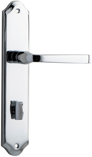 Annecy Lever - Shouldered Backplate - Ella Grace - Iver - Polished Chrome - Door Levers