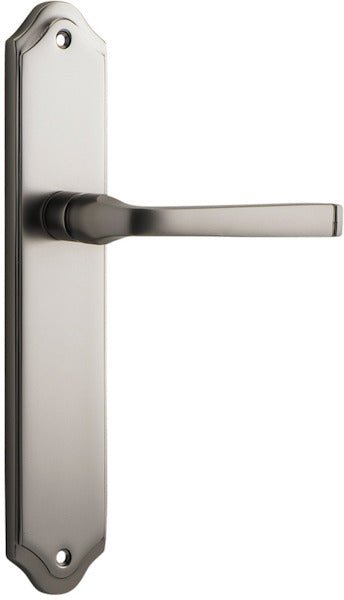 Annecy Lever - Shouldered Backplate - Ella Grace - Iver - Satin Nickel - Door Levers