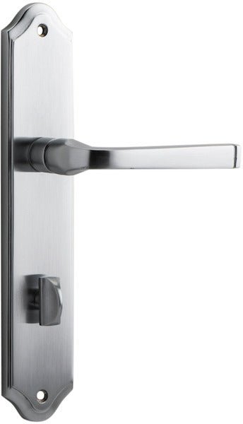 Annecy Lever - Shouldered Backplate - Ella Grace - Iver - Brushed Chrome - Door Levers