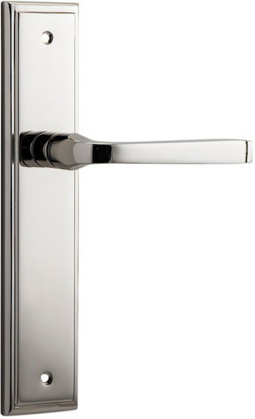 Annecy Lever - Stepped Backplate - Ella Grace - Iver - Polished Nickel - Door Levers