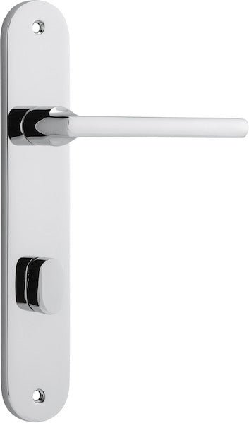 Baltimore Lever - Oval Backplate - Ella Grace - Iver - Polished Chrome - Door Levers