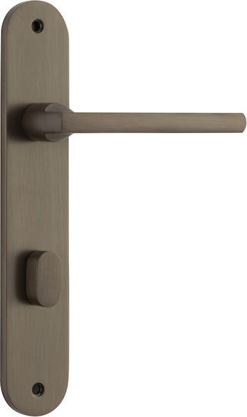 Baltimore Lever - Oval Backplate - Ella Grace - Iver - Signature Brass - Door Levers