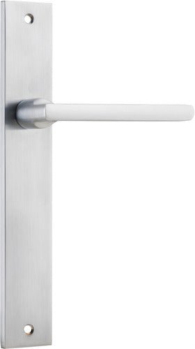 Baltimore Lever - Rectangular Backplate - Ella Grace - Iver - Brushed Chrome - Door Levers