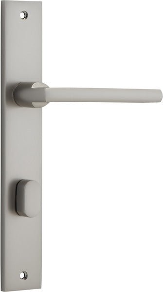 Baltimore Lever - Rectangular Backplate - Ella Grace - Iver - Satin Nickel - Door Levers