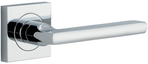 Baltimore Lever - Square Rose - Ella Grace - Iver - Polished Chrome - Door Levers