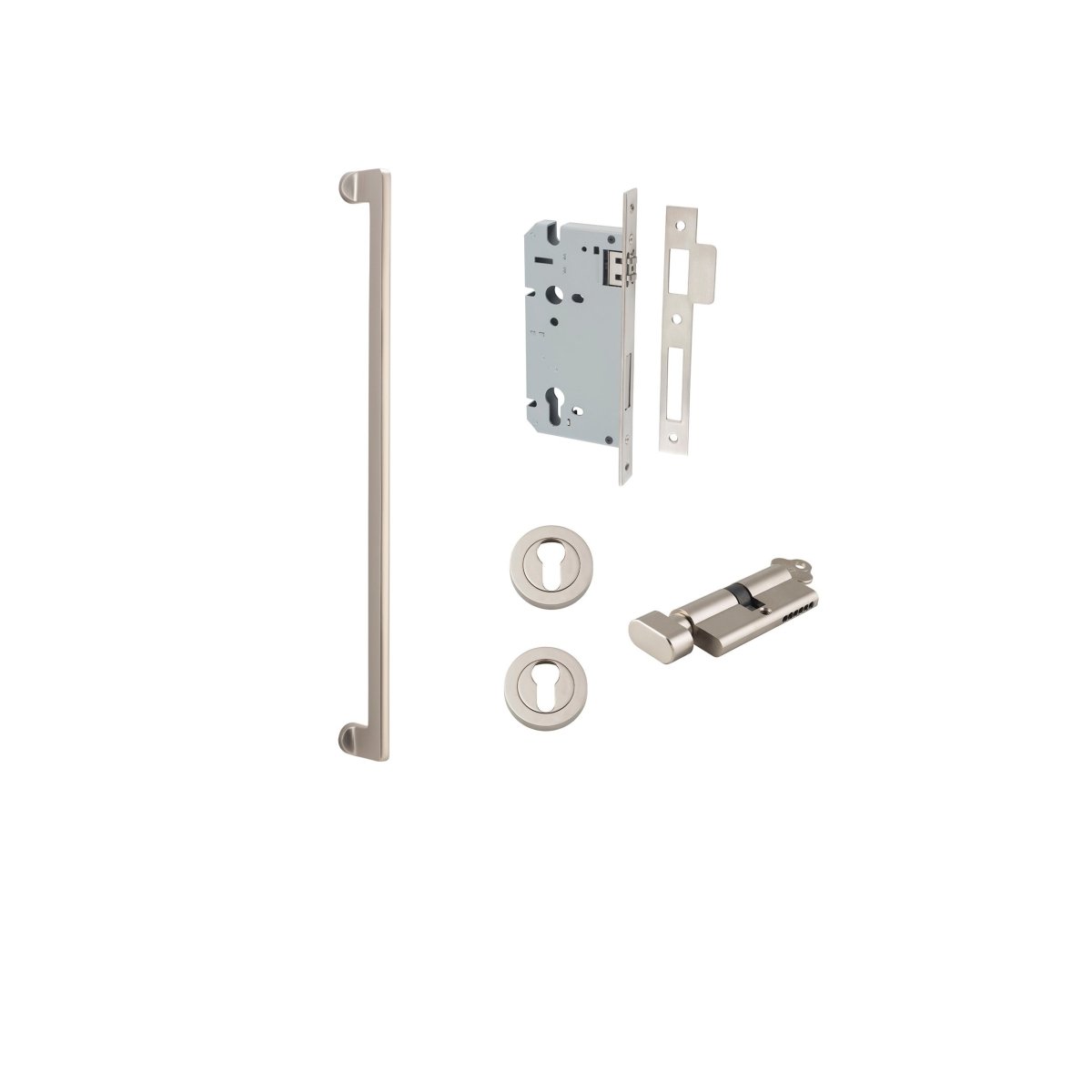 Baltimore Pull Handle - Ella Grace - Iver - Satin Nickel - Pull Handles