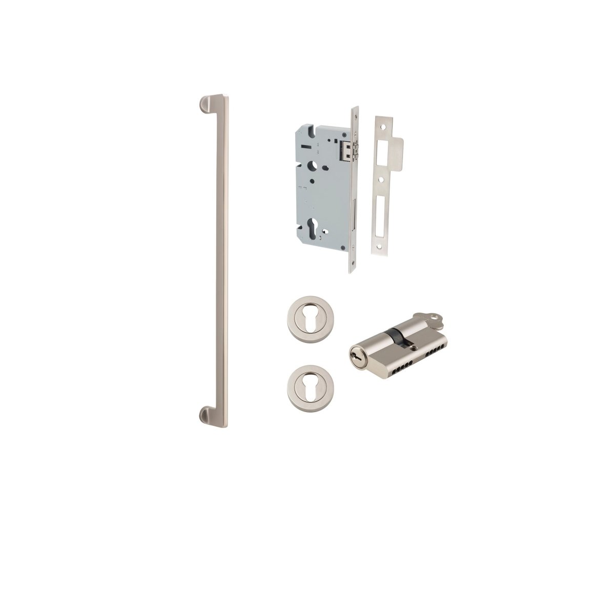 Baltimore Pull Handle - Ella Grace - Iver - Satin Nickel - Pull Handles