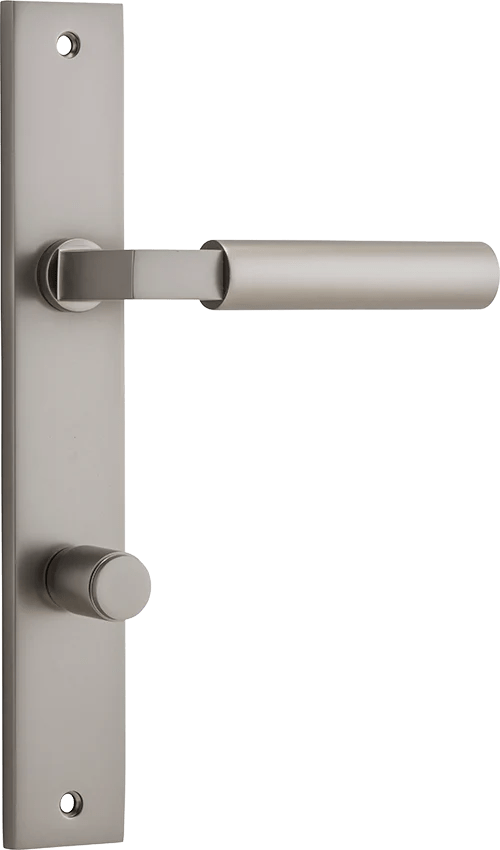 Berlin Lever - Rectangular Backplate - Ella Grace - Iver - Satin Nickel - Door Levers