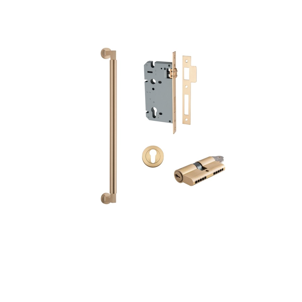 Berlin Pull Handle - Ella Grace - Iver - Brushed Brass - Pull Handles