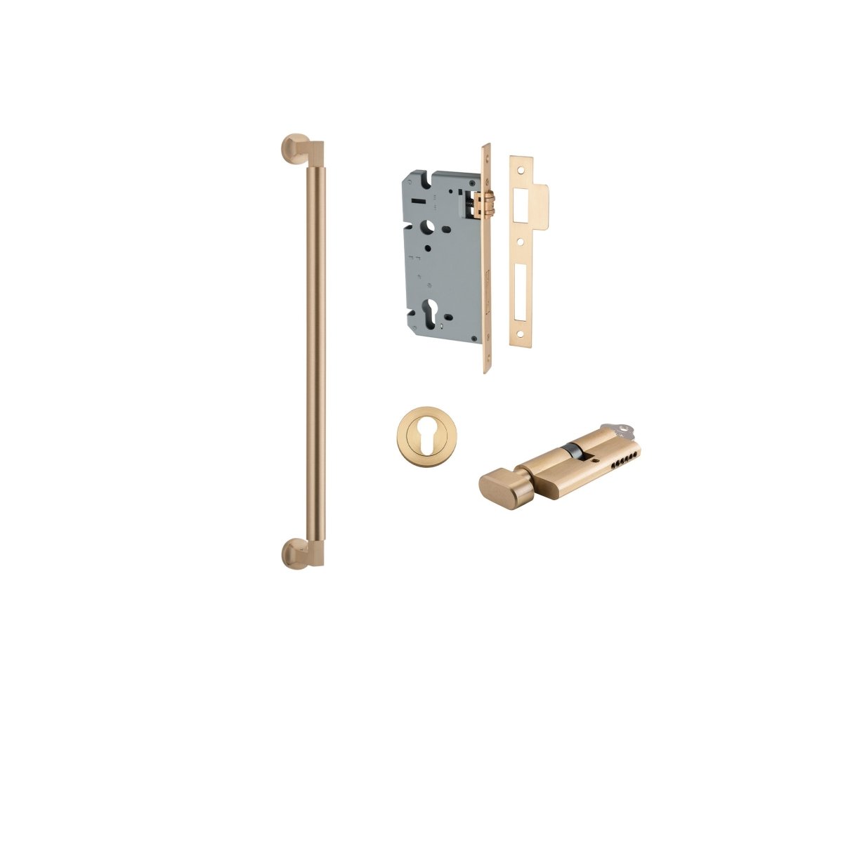 Berlin Pull Handle - Ella Grace - Iver - Brushed Brass - Pull Handles