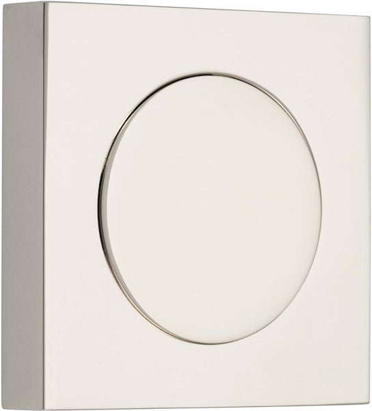 Blank Rose Escutcheon - Square - Ella Grace - Iver - Polished Nickel - Escutcheons