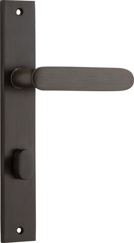 Bronte Lever - Rectangular Backplate - Ella Grace - Iver - Signature Brass - Door Levers