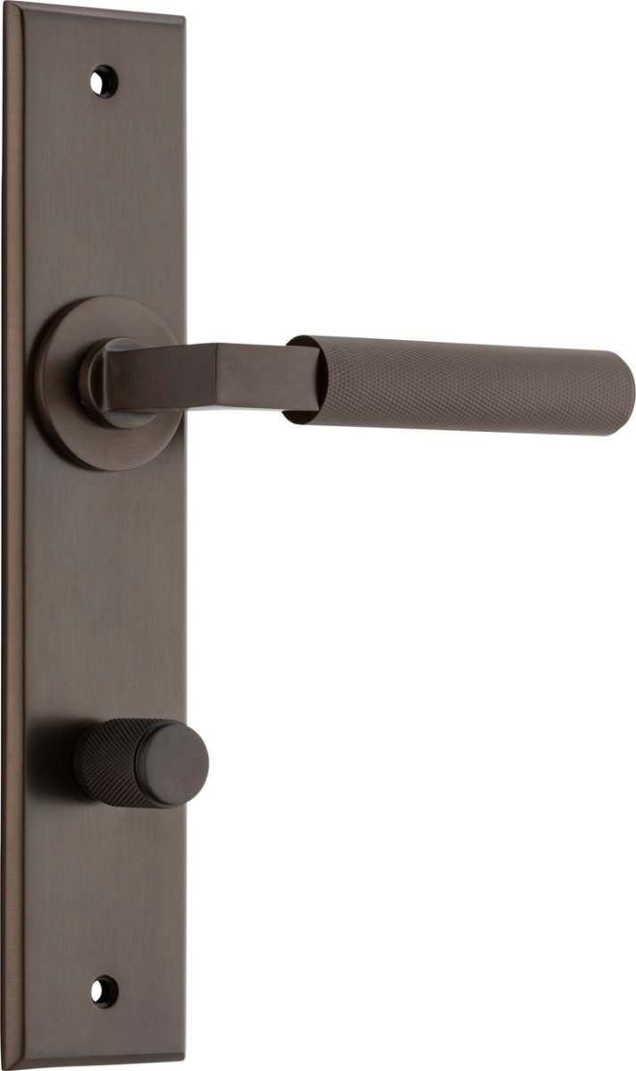 Brunswick Lever - Chamfered Backplate - Ella Grace - Iver - Signature Brass - Door Levers