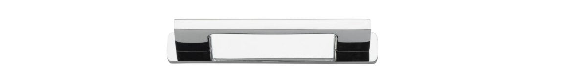 Cali Cabinet Pull + Backplate - Ella Grace - Iver - Polished Chrome - Cabinet Pulls