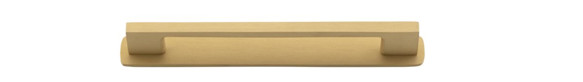 Cali Cabinet Pull + Backplate - Ella Grace - Iver - Brushed Brass - Cabinet Pulls