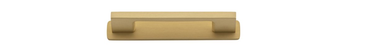 Cali Cabinet Pull + Backplate - Ella Grace - Iver - Brushed Brass - Cabinet Pulls