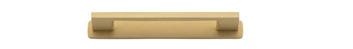 Cali Cabinet Pull + Backplate - Ella Grace - Iver - Brushed Brass - Cabinet Pulls