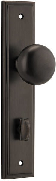 Cambridge Knob - Stepped Backplate - Ella Grace - Iver - Signature Brass - Door Knobs