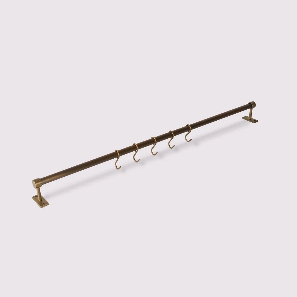 Hanging Rail Hooks fitted to a rail