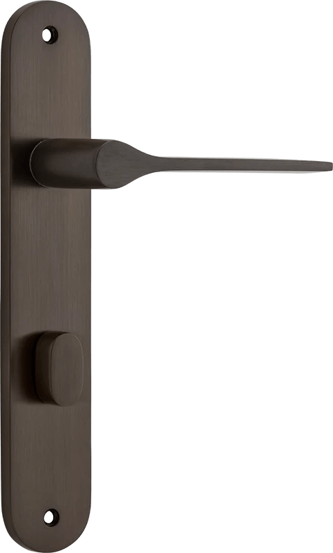 Como Lever - Oval Backplate - Ella Grace - Iver - Signature Brass - Door Levers