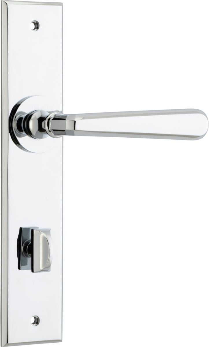 Copenhagen Lever - Chamfered Backplate - Ella Grace - Iver - Polished Chrome - Door Levers