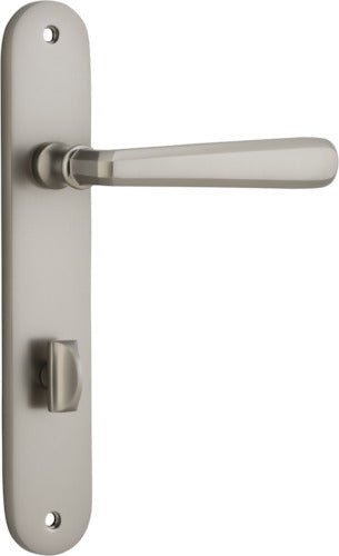 Copenhagen Lever - Oval Backplate - Ella Grace - Iver - Satin Nickel - Door Levers