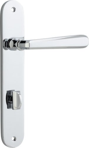 Copenhagen Lever - Oval Backplate - Ella Grace - Iver - Polished Chrome - Door Levers