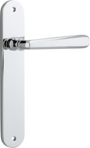 Copenhagen Lever - Oval Backplate - Ella Grace - Iver - Polished Chrome - Door Levers