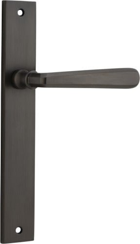 Copenhagen Lever - Rectangular Backplate - Ella Grace - Iver - Signature Brass - Door Levers