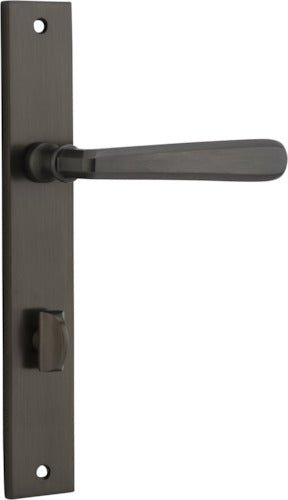 Copenhagen Lever - Rectangular Backplate - Ella Grace - Iver - Signature Brass - Door Levers