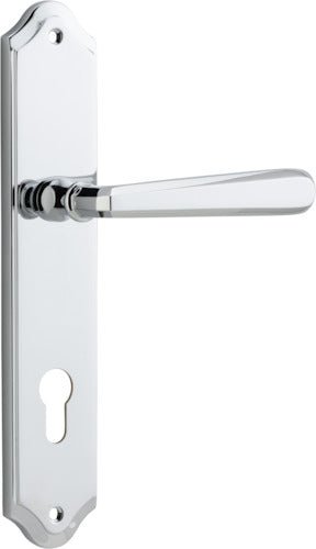 Copenhagen Lever - Shouldered Backplate - Ella Grace - Iver - Polished Chrome - Door Levers