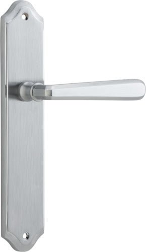 Copenhagen Lever - Shouldered Backplate - Ella Grace - Iver - Brushed Chrome - Door Levers