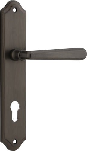 Copenhagen Lever - Shouldered Backplate - Ella Grace - Iver - Signature Brass - Door Levers