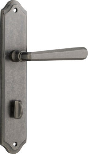 Copenhagen Lever - Shouldered Backplate - Ella Grace - Iver - Distressed Nickel - Door Levers