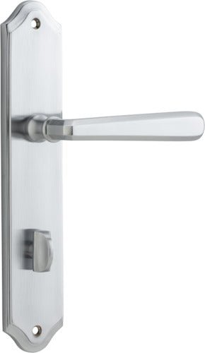 Copenhagen Lever - Shouldered Backplate - Ella Grace - Iver - Brushed Chrome - Door Levers