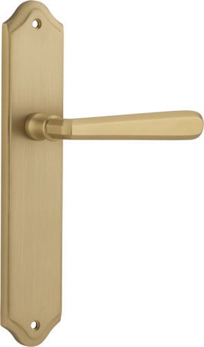 Copenhagen Lever - Shouldered Backplate - Ella Grace - Iver - Brushed Brass - Door Levers